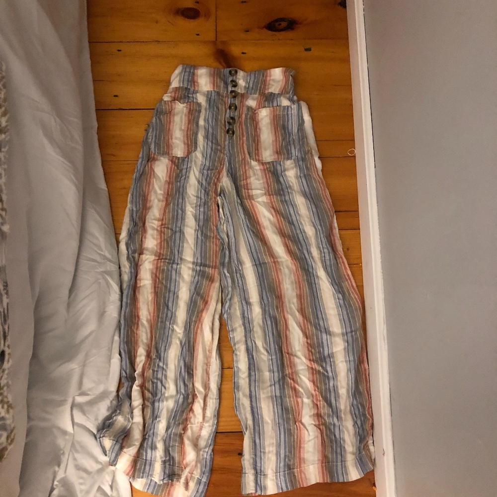 wide leg flowy pants